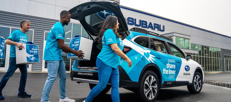 Subaru spotlights charity partners in Share the Love campaign